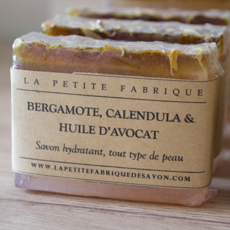 Bergamote, Calendula et Huile d'Avocat -La Petite Fabrique savonnerie